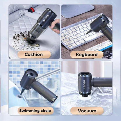 CENRR 210000PA Mini Wireless Car Vacuum Cleaner – Powerful Handheld Portable Cleaning Machine