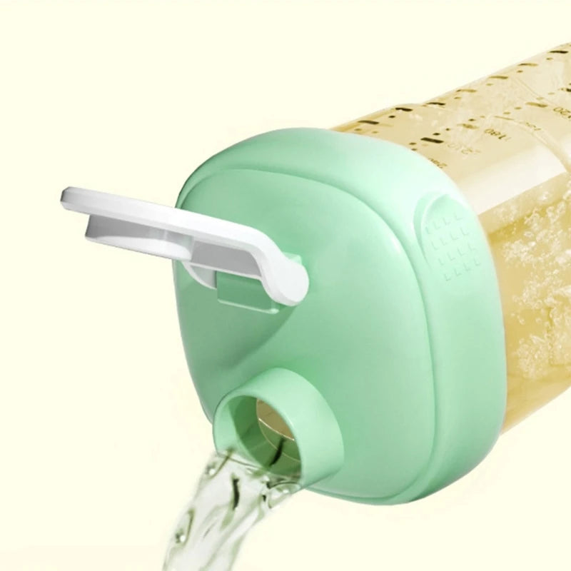 Square Handle Feeding Bottle – Lightweight, Easy Grasp for Baby 6M+, Hegen Bottle Cover Replacement