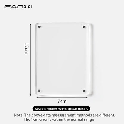 Magnetic Bulletin Board with Stand, Tabletop Metal Display Board with Magnetic Clamp for Notes, Photos & Magnet Organization