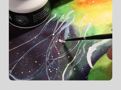 Paul Rubens Cartoonist White Ink 50ml – Highly Opaque Ink for Dip Pen, Brush, Art Lettering, Highlights & Corrections