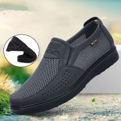 New Comfortable Men’s Casual Shoes – Breathable Mesh, Non-Slip Lightweight Sneakers, Summer Footwear in Big Sizes 38-48