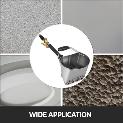 Vevor Cement Mortar Sprayer - Spray Gun for Painting Walls, Ceilings, and More - Includes 4 Jet Hopper Ladle - Construction Tool for Efficient Application