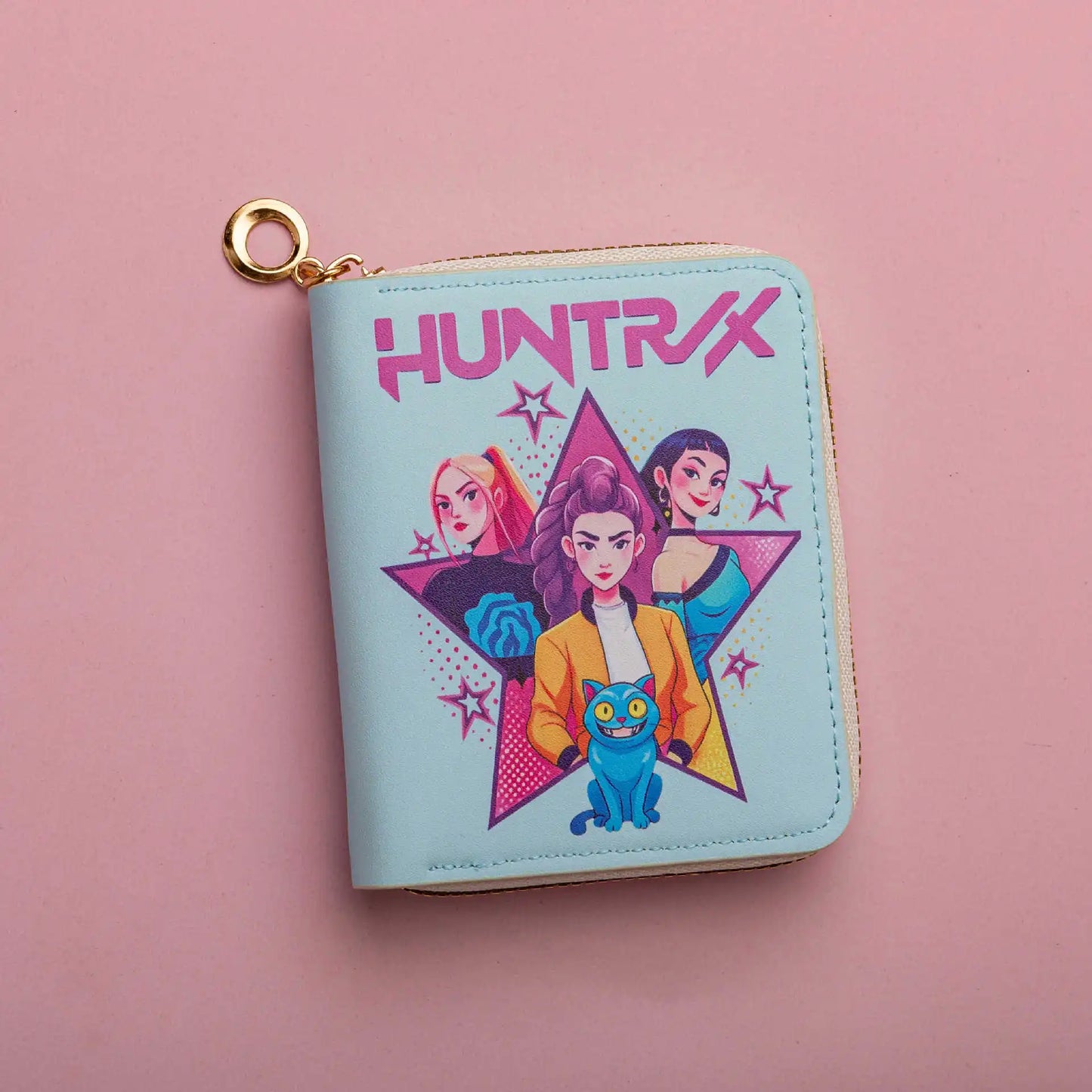 KPop Demon Hunters PU Women’s Wallet — Cartoon Coin & Card Holder, Portable Cute Rumi, Mira, Zoey Fan Gift Toy for Christmas