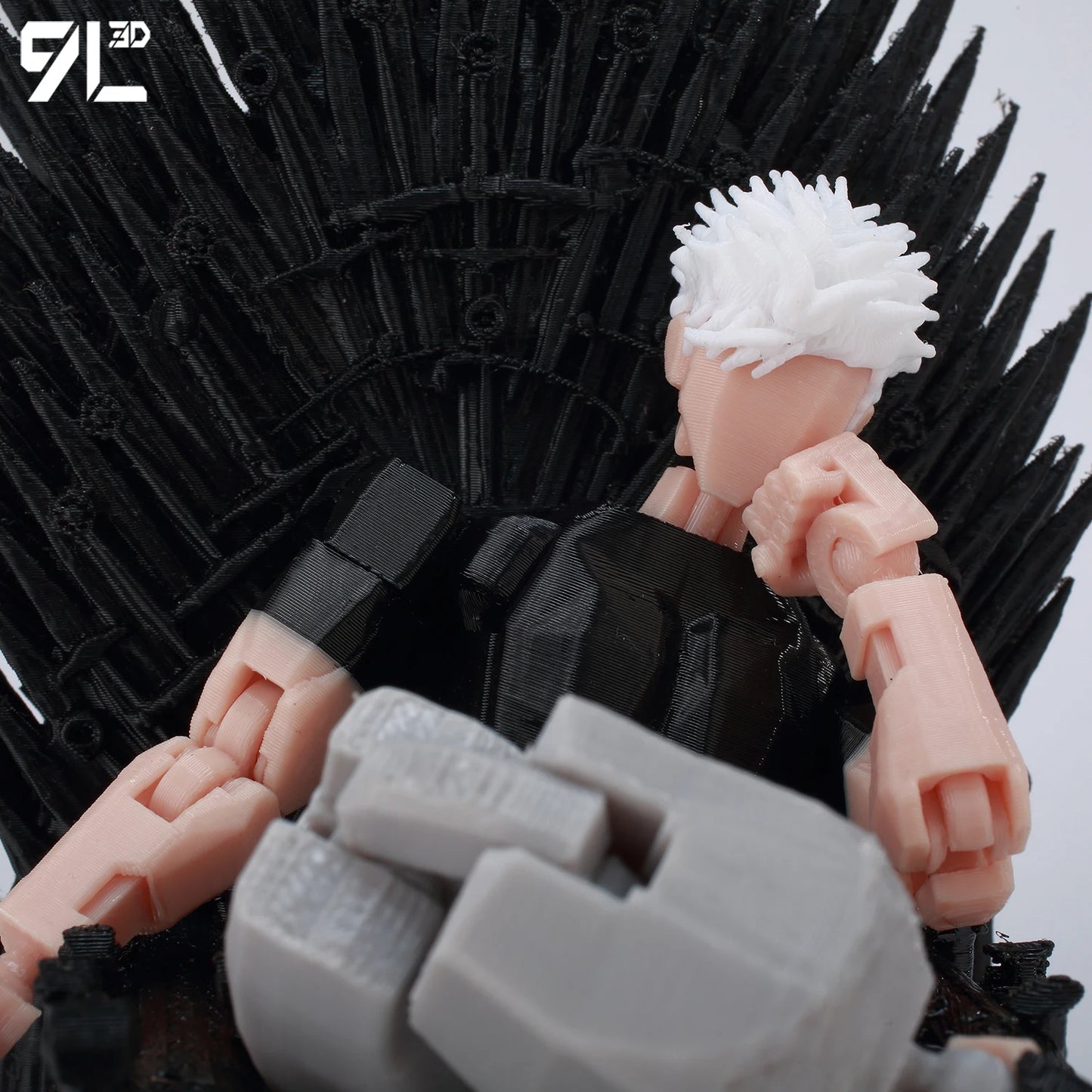 9L3D Printed Anime Action Figures — Jujutsu Kaisen Sukuna, Yuji, Yuta, Satoru Gojo Movable Mannequin Toys