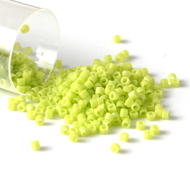 Miyuki Delica Seed Beads - 11/0 Glass Beads for DIY Jewelry, Bracelet Making & Craft Projects