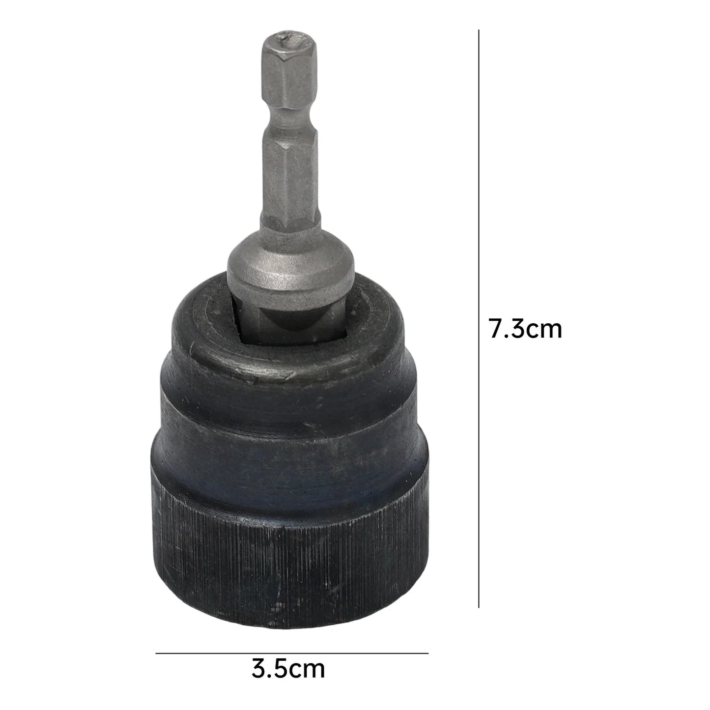 Scissor Jack Adapter Socket — Universal Chrome Vanadium Steel Tool for Electric Impact Drill & Car Jack Lifting