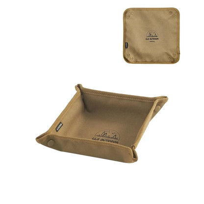 Portable Camping Organizer Tray – Compact Storage Box for Home & Travel, Clutter-Free Camping