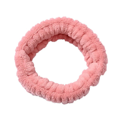 Microfiber Wrist Washband – Absorbent Wrist Sweatband Scrunchies for Women, Face Wash Towel Band, Headband Accessory