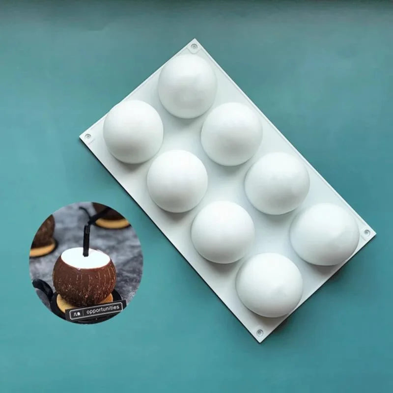 3D Lemon Shape Silicone Cake Mold — French Dessert Baking Tools for Brownies, Mousse & Pastry Decoration