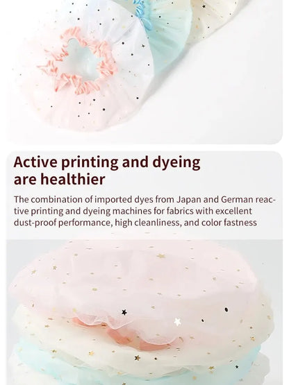 Double-Layer Waterproof Shower Cap — PVC Bathing Hat for Adult Women, Kitchen & Bathroom Use