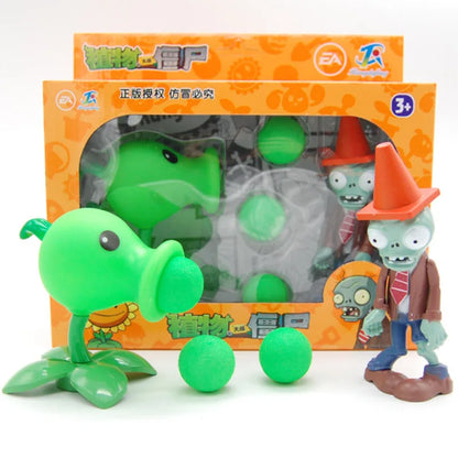 Plants vs Zombies 2 Toy Figure Set – Mechanical Shark & Wild West Gargantuar Game Character Collectible Gift