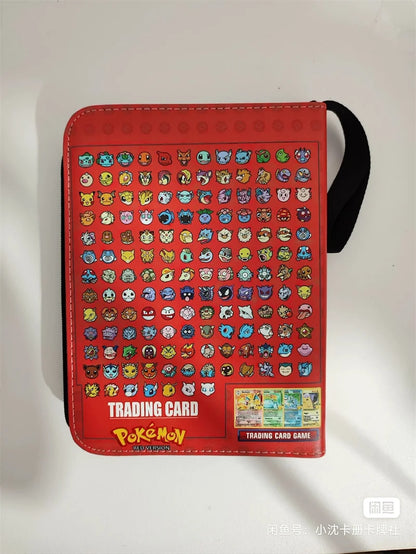 New Pokémon Pikachu Battle Card Binder — Zippered Card Holder for VMAX Game Card Collection, Anime Toys & Gifts
