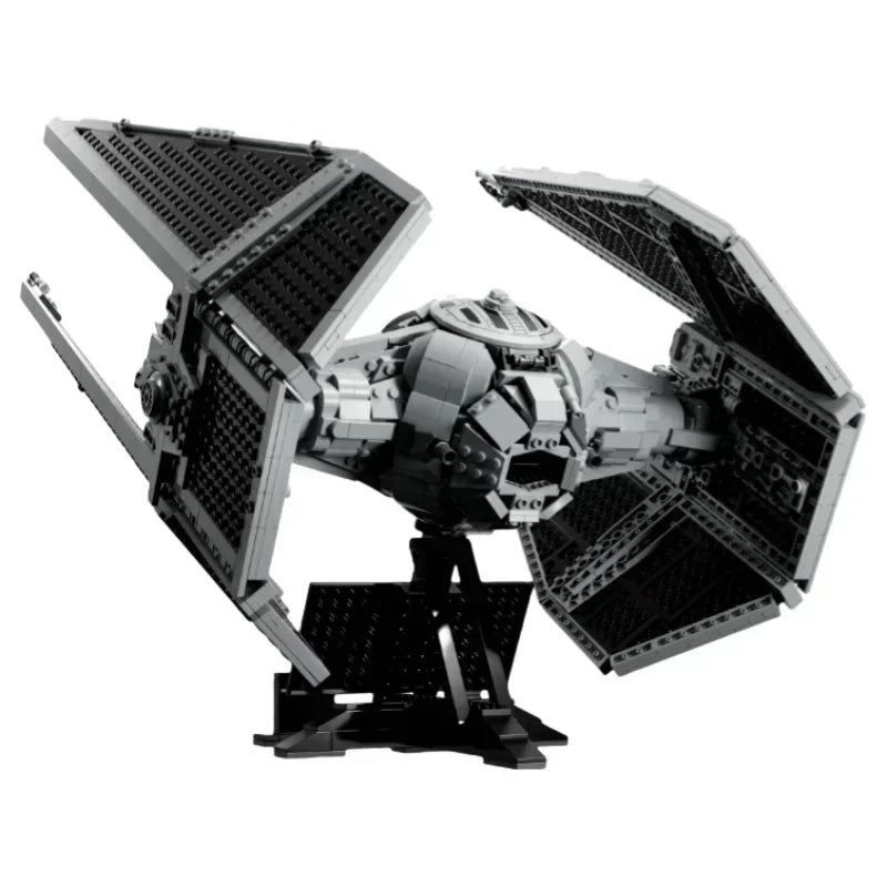 TIE Interceptors Spaceship 1931PCS Building Blocks - Compatible 75382 Assembly Model | Modified Imperial Fighters Toy for Kids