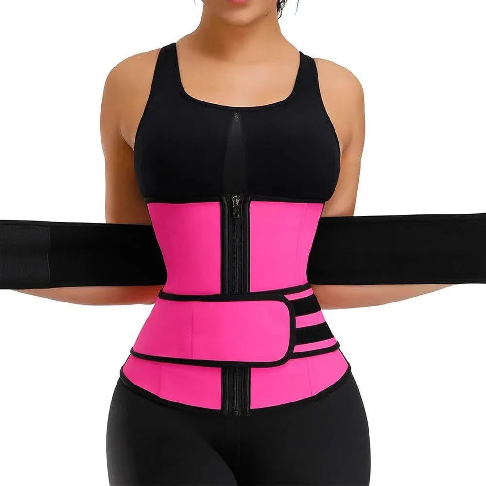 Waist Trainer Fitness Belt - Sweat Trimmer Body Shaper for Workout Support, Waist Shaping & Everyday Shapewear
