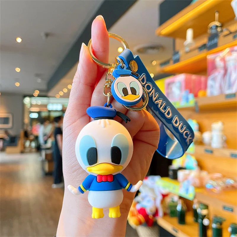 Anime Disney Cartoon Keychain – Gummed Girl, Mermaid & Princess Keyring, Cute Snow White & Alice Toy Gift