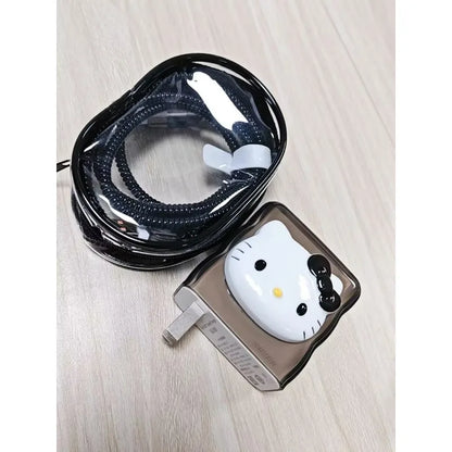 Portable Mini Zipper Storage Bag — Keychain Organizer for Earphones, Chargers, and Small Accessories, Gift Case