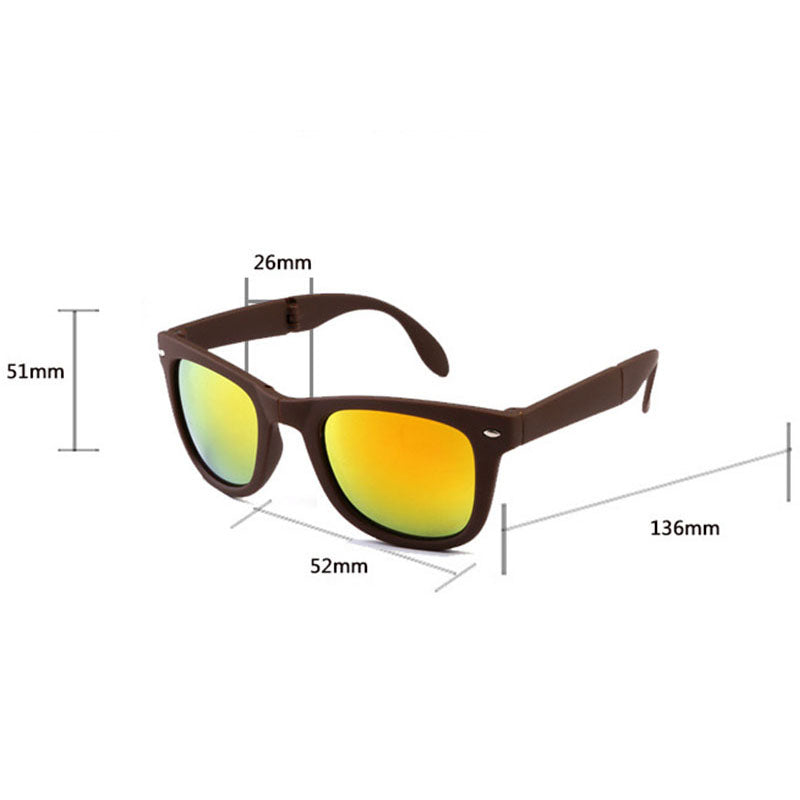 2025 Foldable Square Sunglasses – UV400 Men’s Driving & Women’s Outdoor Sports Cycling Goggles