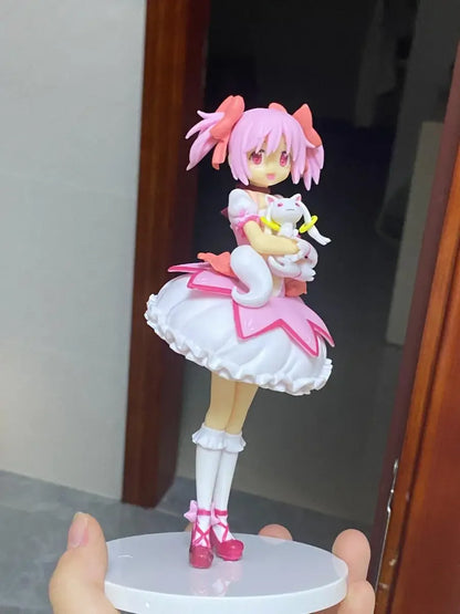 18cm Puella Magi Madoka Magica Kaname Madoka Action Figure – Magical Girl Model Doll for Christmas Gift & Decoration