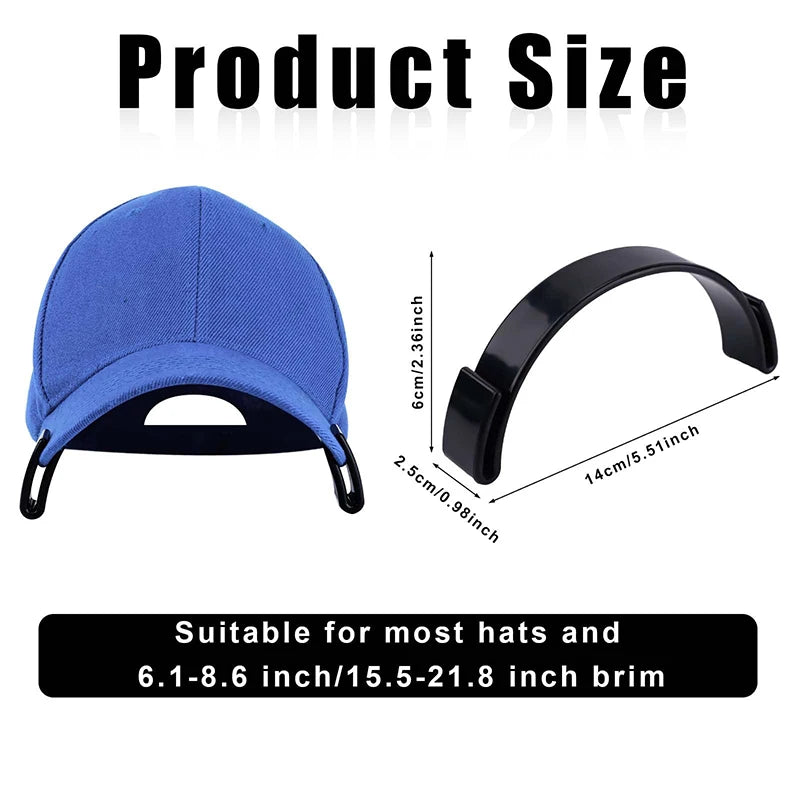 Plastic Hat Curve Bender – Brim Shaper & Keeper Tool for Baseball Caps
