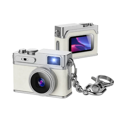 1080P HD Retro Mini Thumb Camera - Wearable Portable Keychain Camera for Travel, Outdoor Photography and Vlogging
