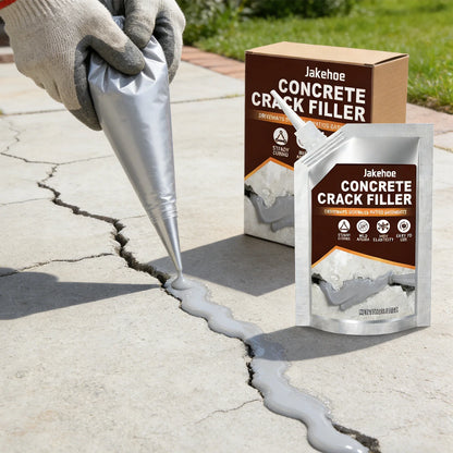 Concrete Crack Filler Sealant – Quick-Drying Waterproof Self-Leveling Adhesive for Driveway Repair, Masonry Gaps, and Concrete Sealing
