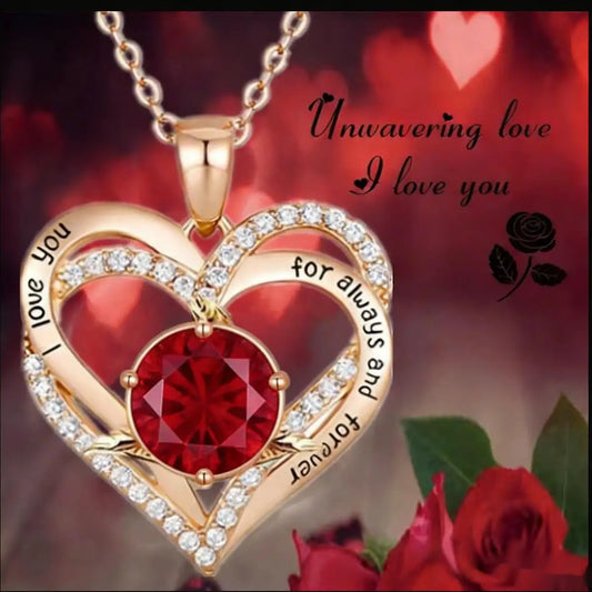 Rose Flower Pendant Necklace - Fashion Jewelry Gift for Anniversary, Birthday, Mother’s Day & Special Occasions