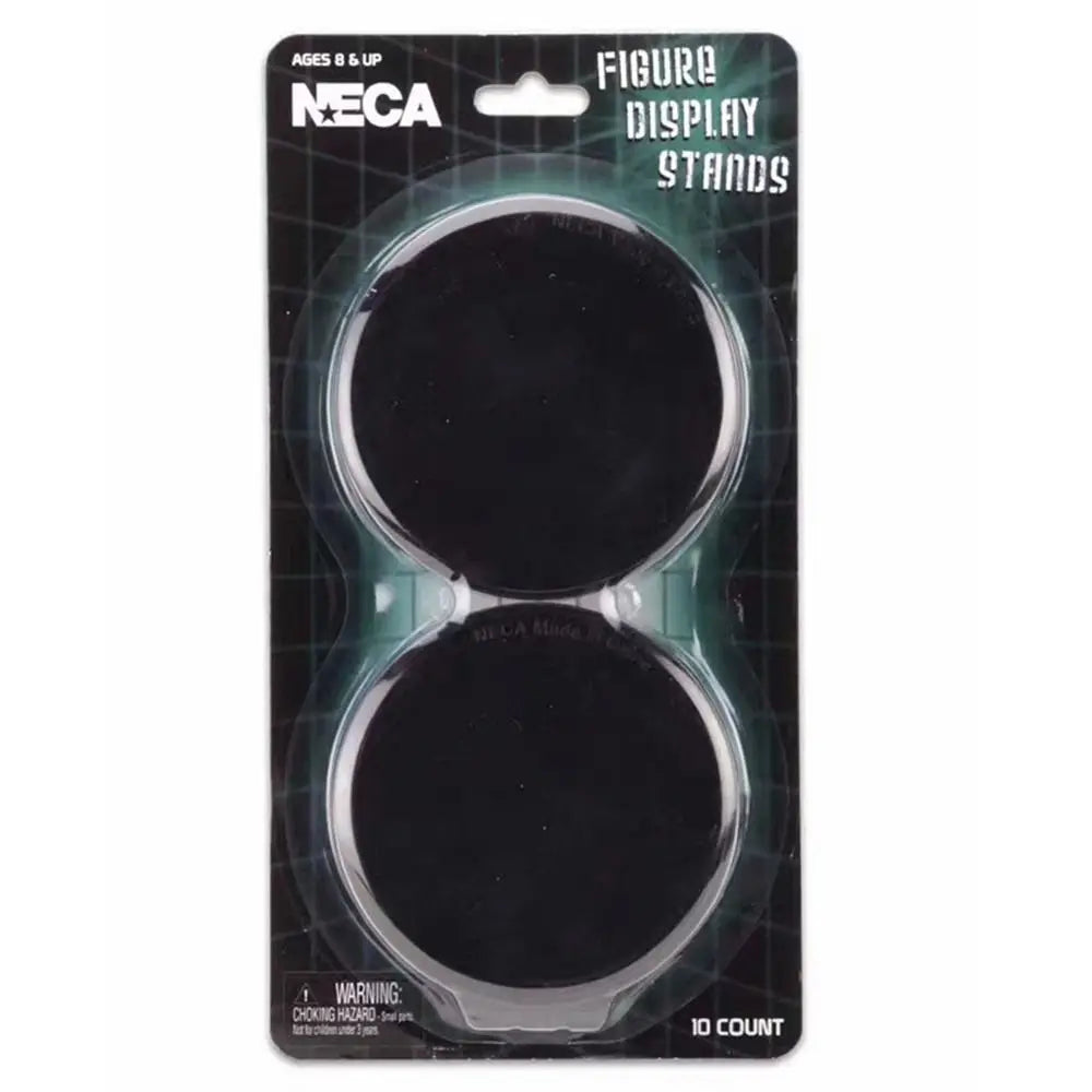 6-8" Neca Model Display Stands — Clear & Black Plastic Base for Action Figures & Toy Models
