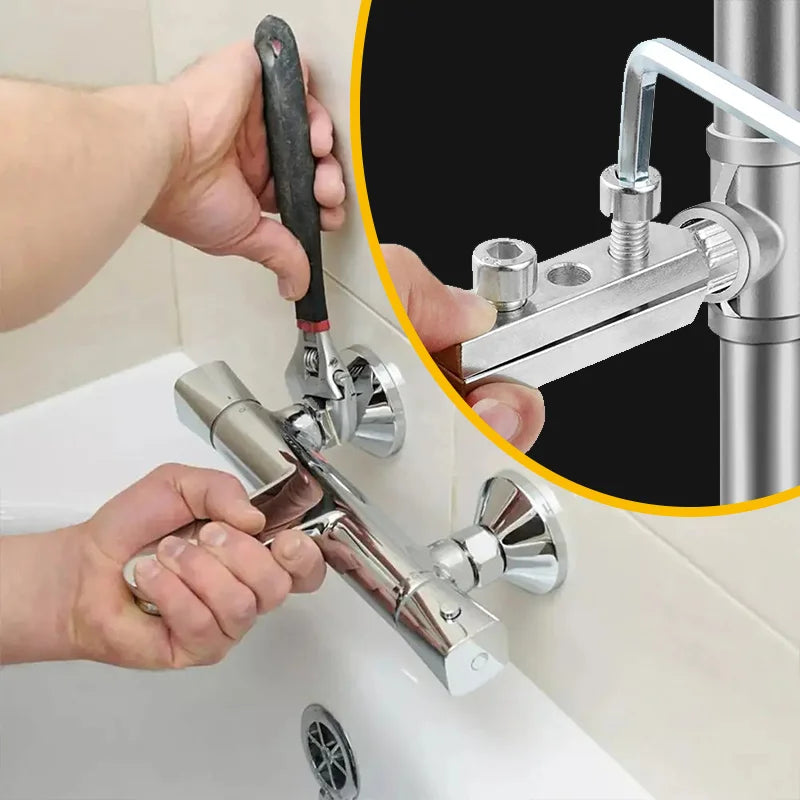 Broken Wire & Bolt Extractor Tool – Tap, Screw, and Plumbing Repair for 4/6 Point Bolts
