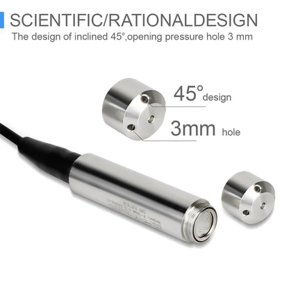 Level Sensor Transmitter – 4-20mA, 0-5V, 0-10V RS485 Output Liquid Level Probe Detector with Float Switch Controller