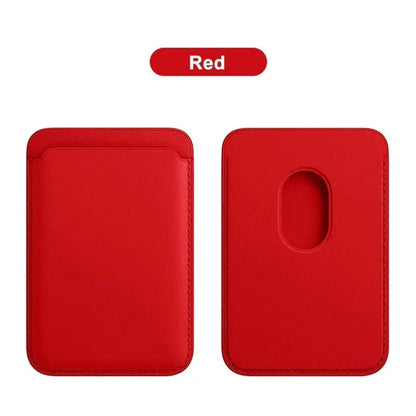 Leather MagSafe Wallet Case with Card Holder for iPhone 15 Pro Max, Compatible with iPhone 14, 13 & 12