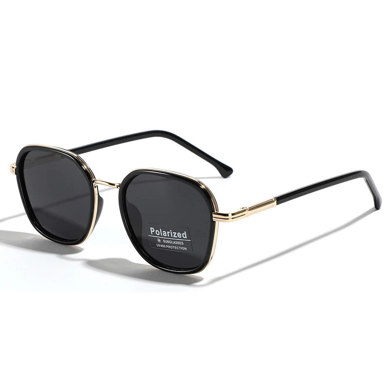 OVZA TR90 Polarized Sunglasses – Fashion Square Frame Driving Glasses for Men & Women S2074