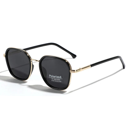 OVZA TR90 Polarized Sunglasses – Fashion Square Frame Driving Glasses for Men & Women S2074