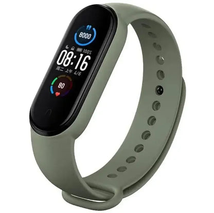 Silicone Watch Strap for Xiaomi Mi Band - Adjustable Replacement Wristband for Mi Band 3 4 5 6 7 Smartwatch