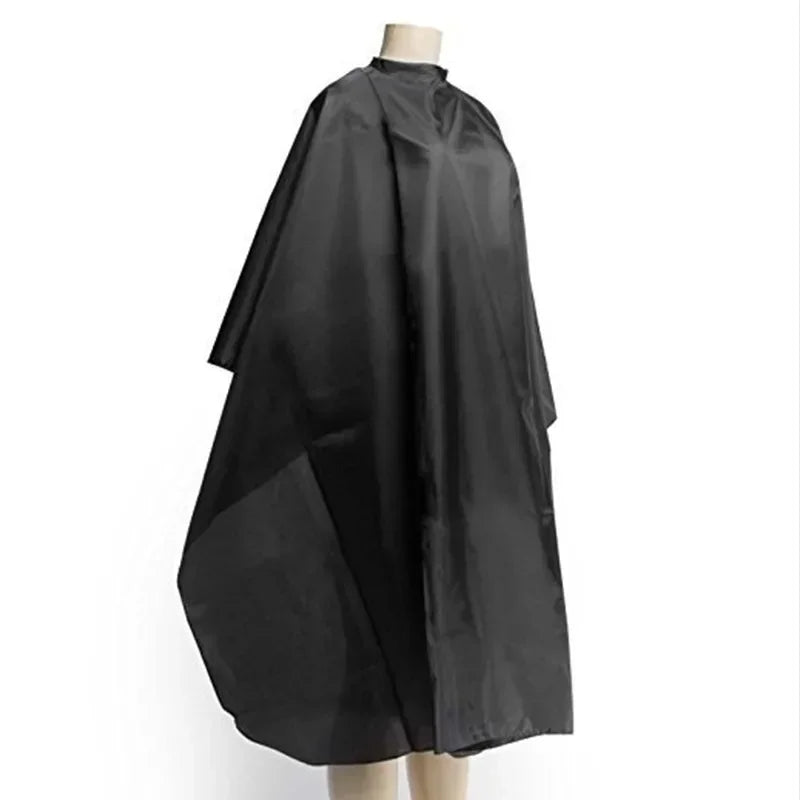 Professional Black Hairdressing Cape – Waterproof Salon Barber Gown, Hair Cutting Apron Wrap