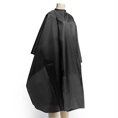 Professional Black Hairdressing Cape – Waterproof Salon Barber Gown, Hair Cutting Apron Wrap