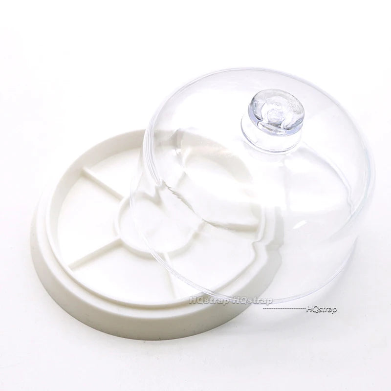 Watch Movement Dust Cover & Parts Holder Tray – Moistureproof Anti-Dust Storage Box for Watchmakers