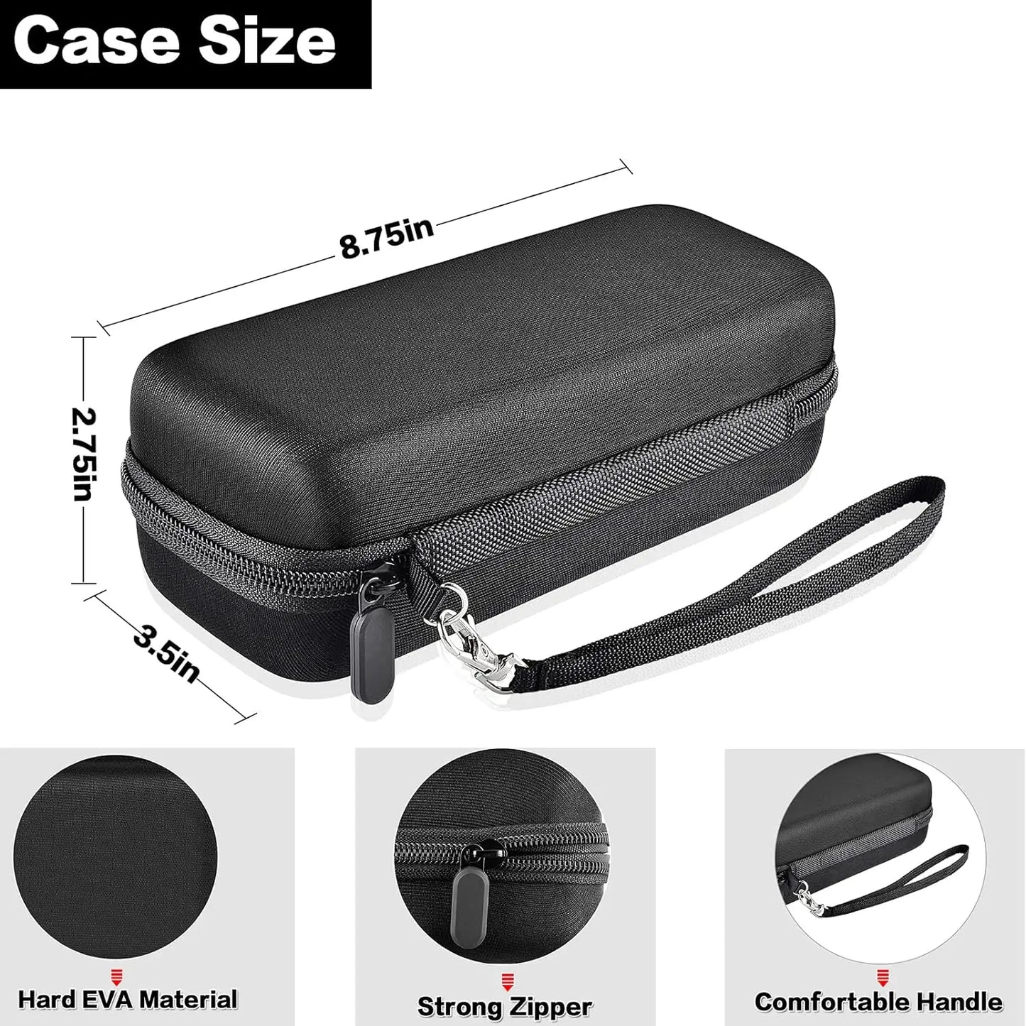 Travel Toothbrush Case – Compatible with Oral-B Pro Series & Philips Sonicare ProtectiveClean Electric Toothbrush Protective Storage Box
