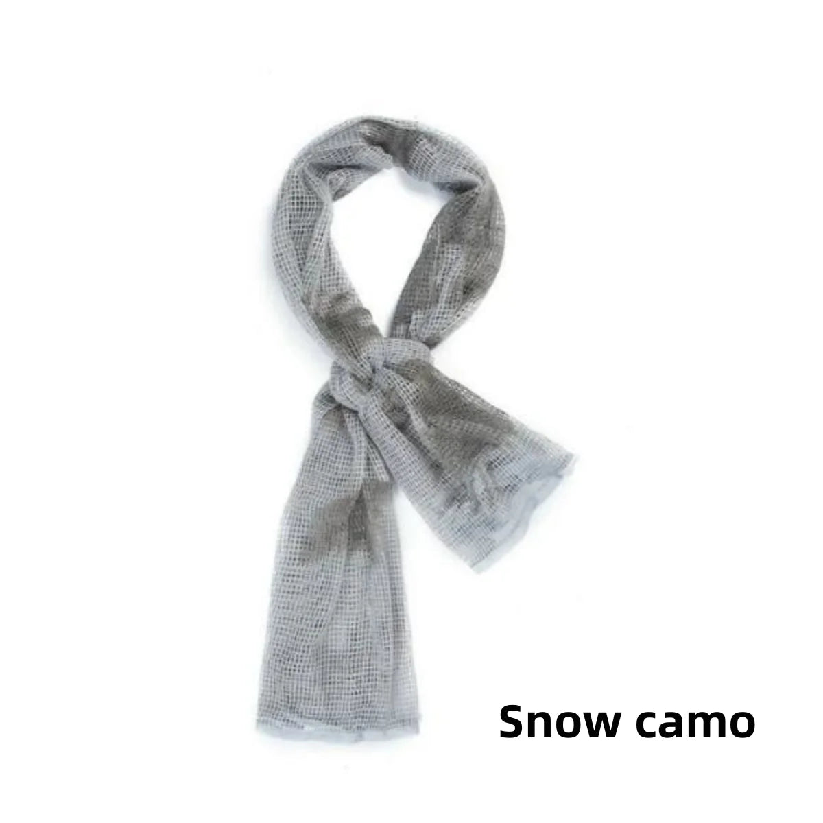 Tactical Camouflage Mesh Scarf - Outdoor Sports, Sniper Face Veil for Wargame, Camping, Hunting, and Cycling