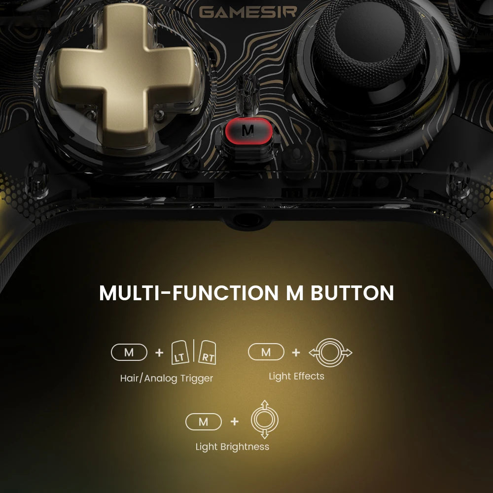 GameSir Kaleid Wired Xbox Controller – Hall Effect Joystick Gamepad for Xbox Series X, Series S & Xbox One