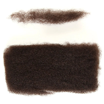 22 Inch Afro Kinky Curly Bulk Hair – Brown Blonde QVR Remy Human Hair for Braids, Dreadlocks & Natural Styling