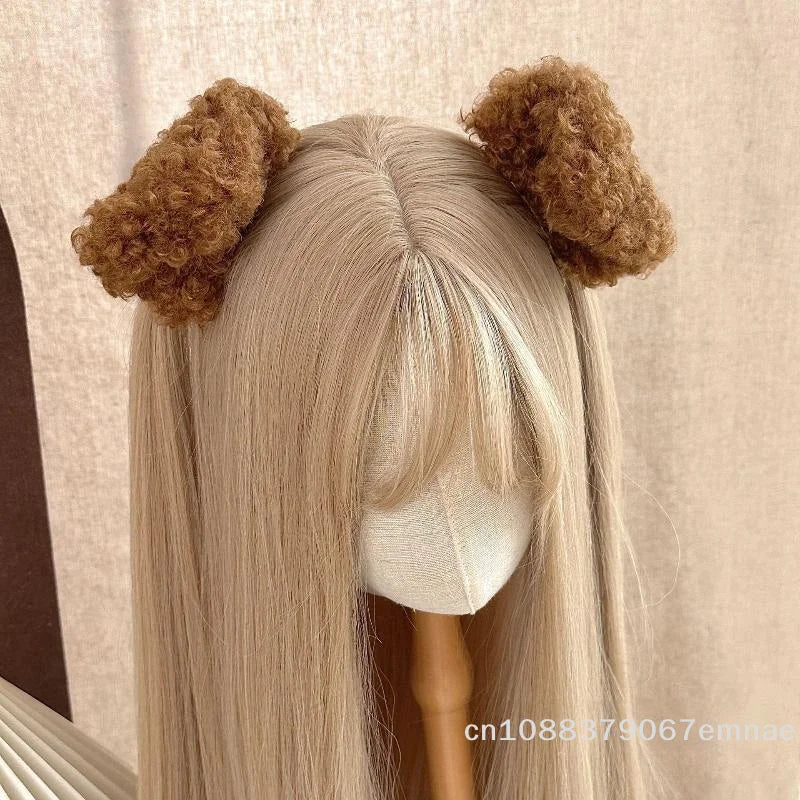 Cute Puppy Ears Hair Clips - Plush Kawaii Barrettes for Girls and Kids