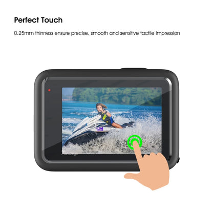 Protective Silicone Case for GoPro Hero 12/11/10/9 Black – Tempered Glass Screen Protector & Lens Cap Cover Accessory