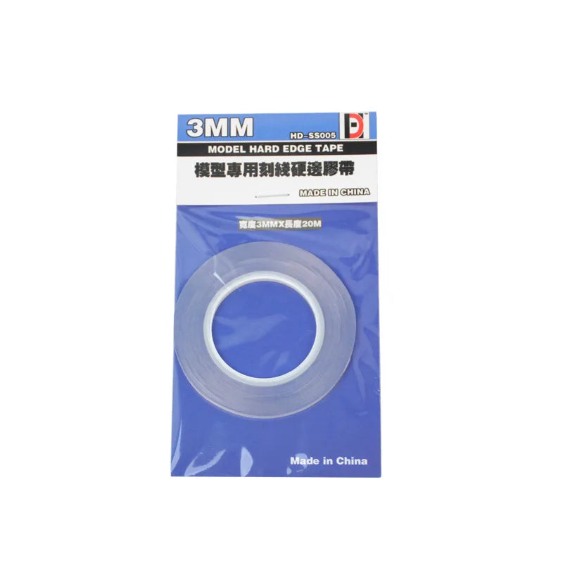 3/6mm Model Scribing Guide Tape – Hard Edge Push Line for Cutting Tools, Hobby & DIY Kit Accessories