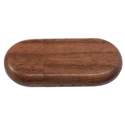 Custom Logo Wooden USB 2.0 Flash Drive with Box – 4GB 16GB 32GB 64GB Memory Stick for Wedding Photography Gifts