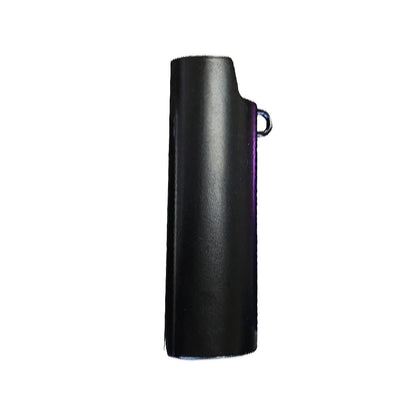 Metal Cowboy Boot Lighter Case - Cute Cat Eye Rhinestone Embroidered Zinc Alloy BIC J6 Sleeve Cover