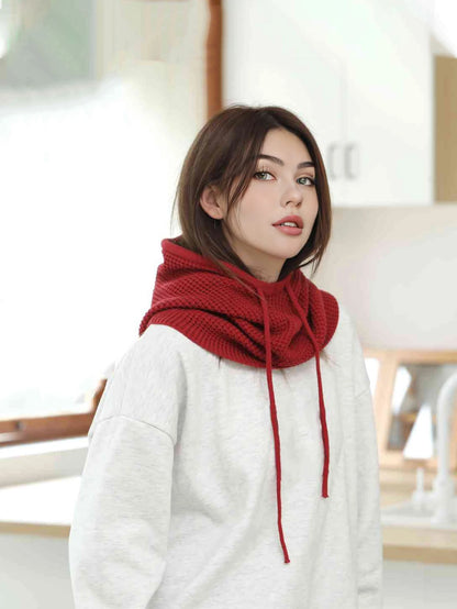 Women’s Winter Beanie Hat with Knit Balaclava – Neck Warmer & Ski Snow Scarf