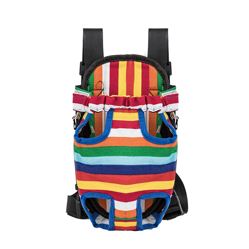 Pet Dog & Cat Carrier Backpack – Camouflage Mesh Outdoor Travel Bag with Breathable Shoulder Straps for Small Pets