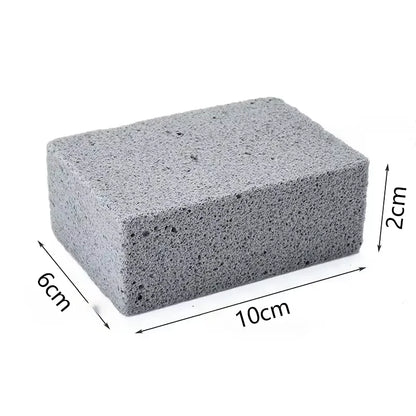 BBQ Grill Cleaning Pumice Brick Brush – Heavy Duty Barbecue Rack Scrubber for Outdoor Kitchen Grill Grease & Residue Removal