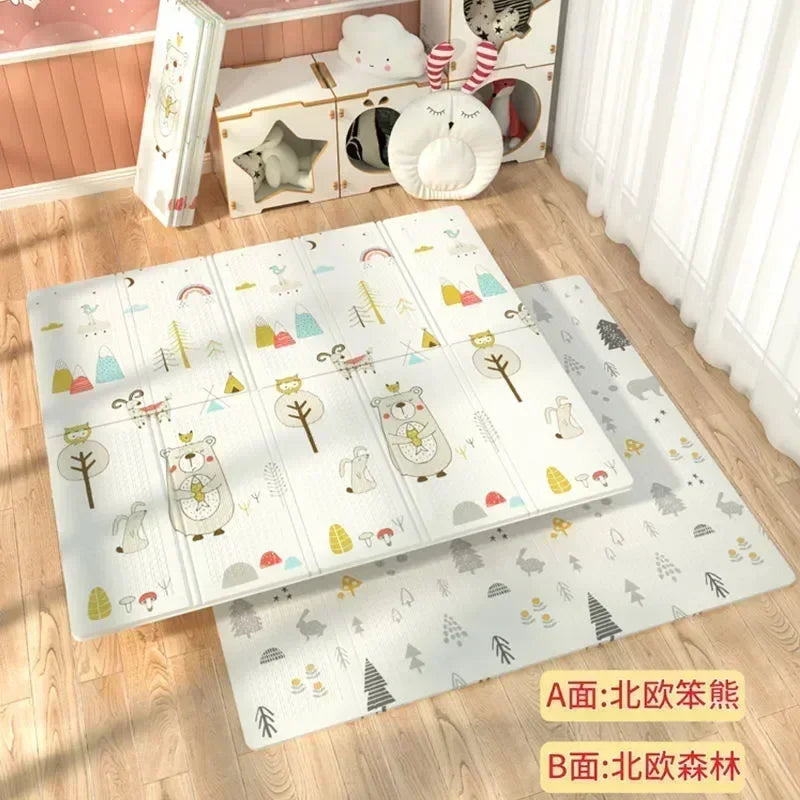 Foldable Baby Play Mat – XPE Kids Crawling Puzzle Carpet, Educational Activity Rug, Children’s Floor Games Blanket Toy
