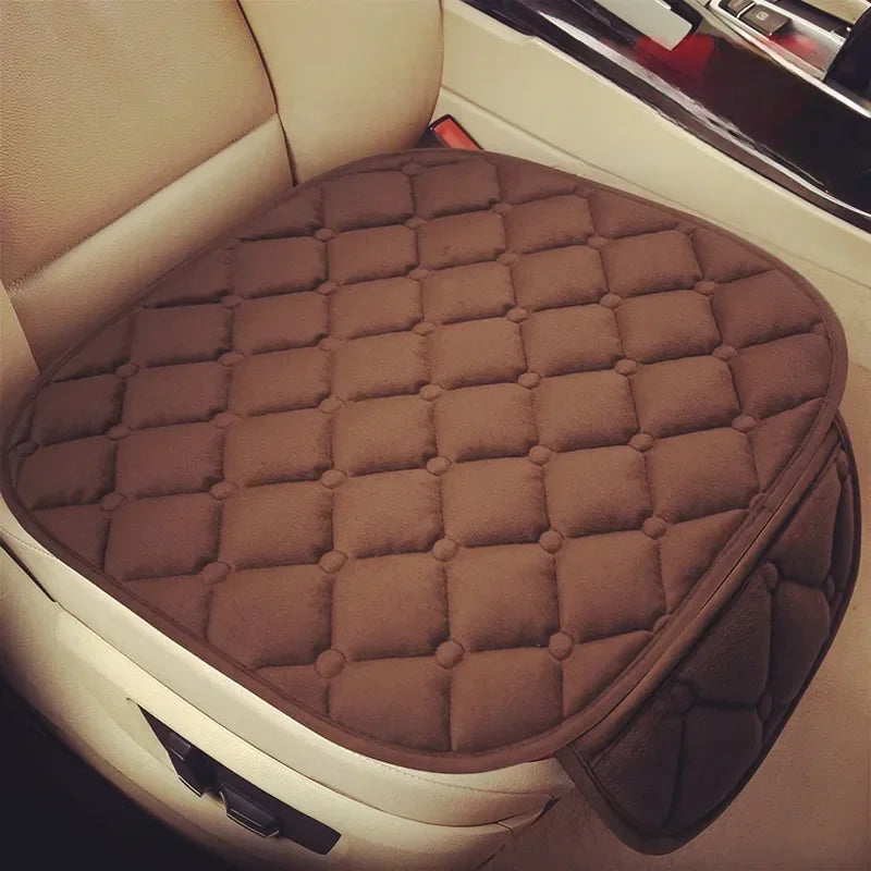 Warm Plush Car Seat Cover - Soft Winter Seat Cushion Protector for Sedan SUV